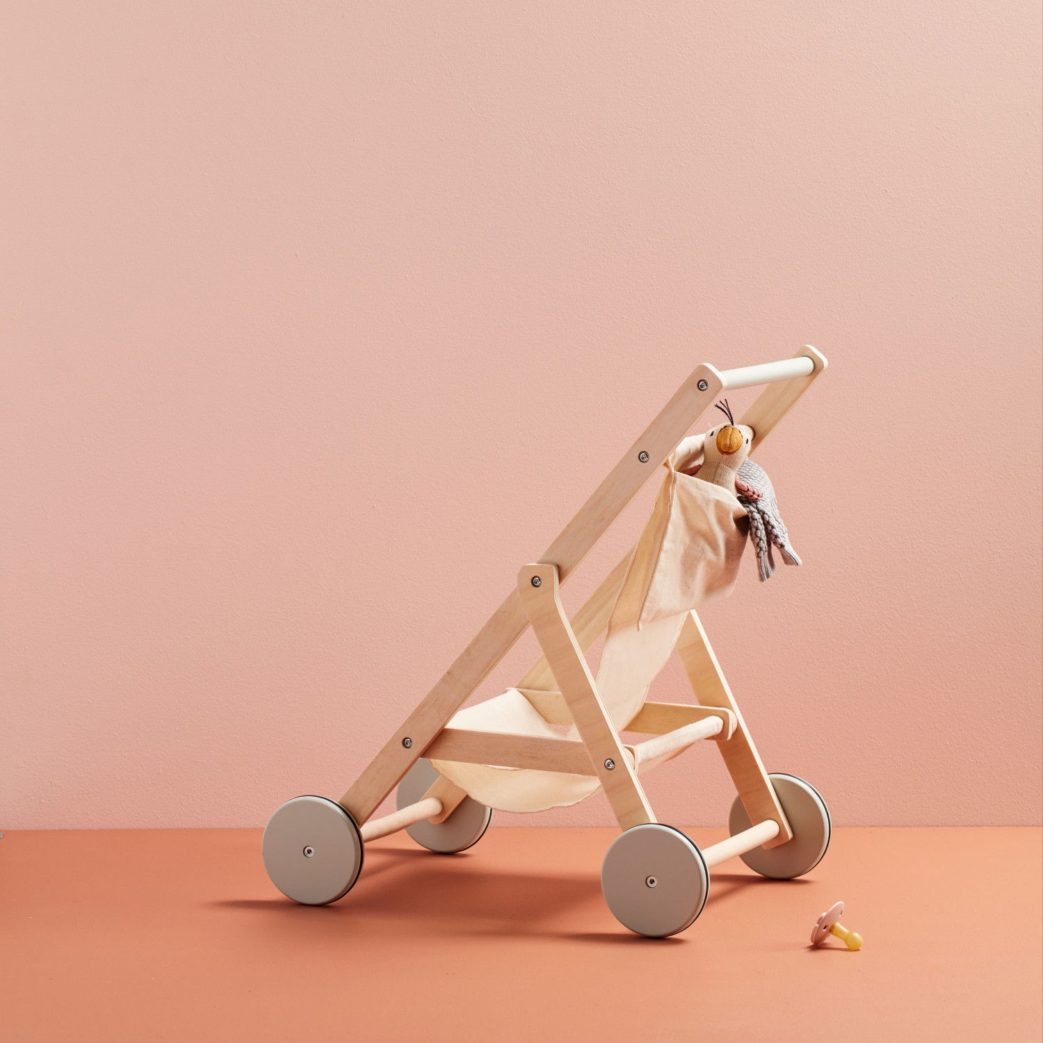 Дървена количка за кукли Summer