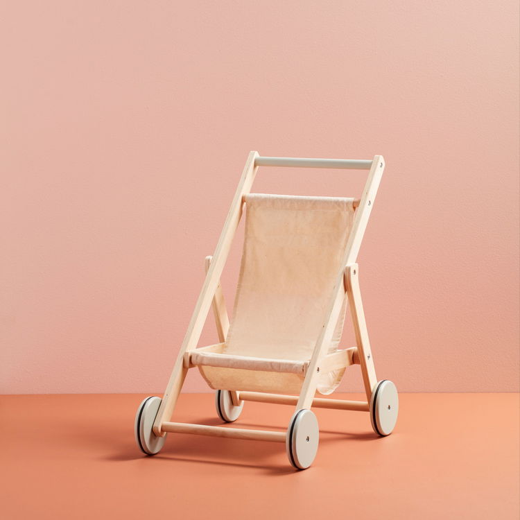 Дървена количка за кукли Summer