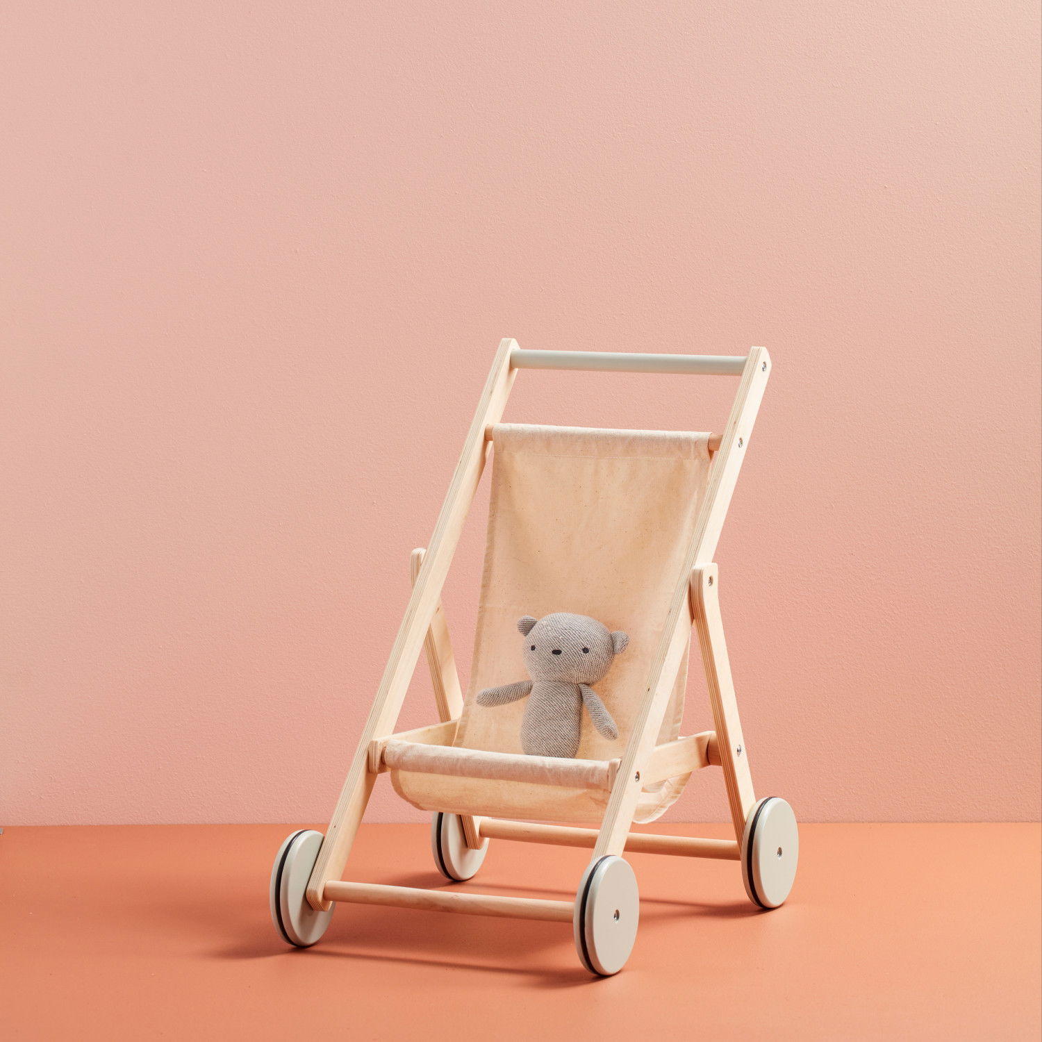 Дървена количка за кукли Summer