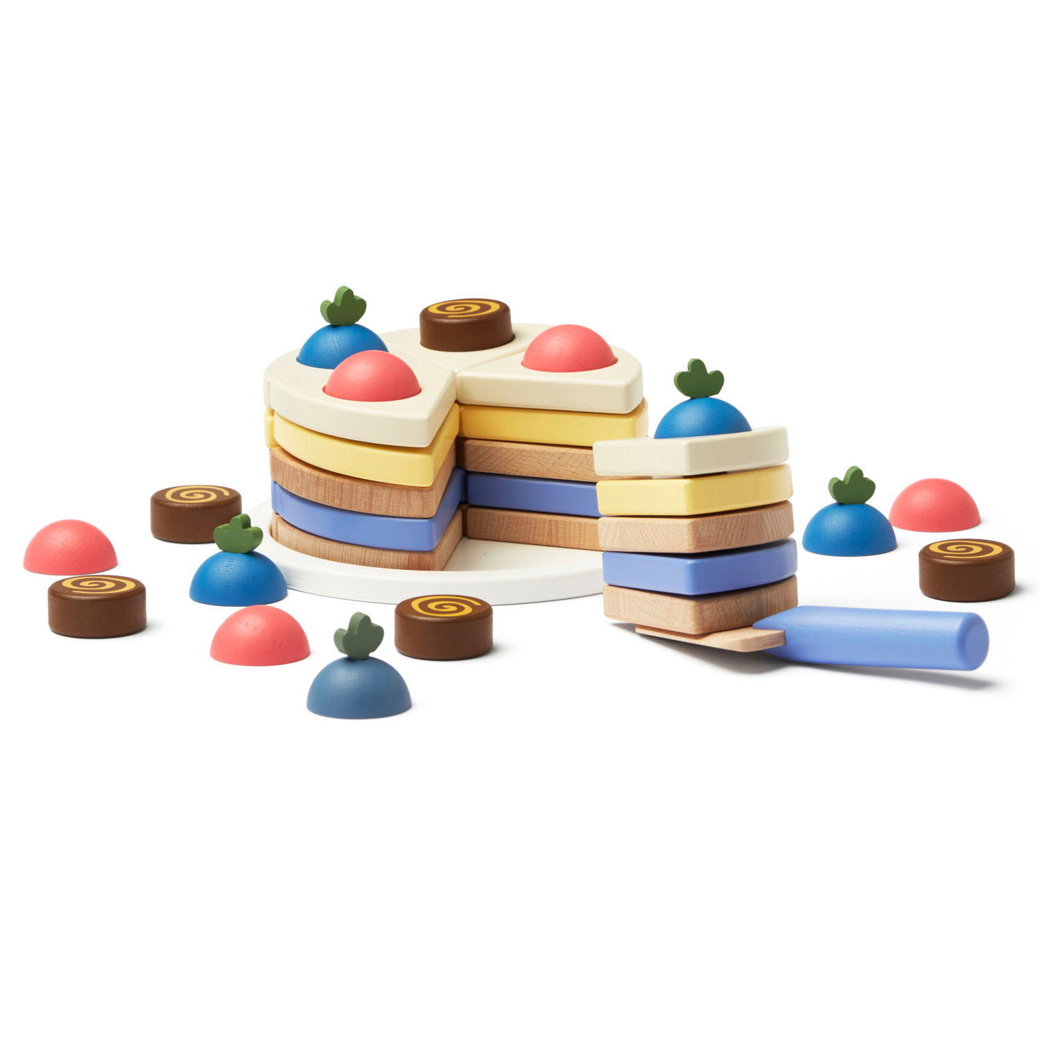 Дървена торта за сглабяне