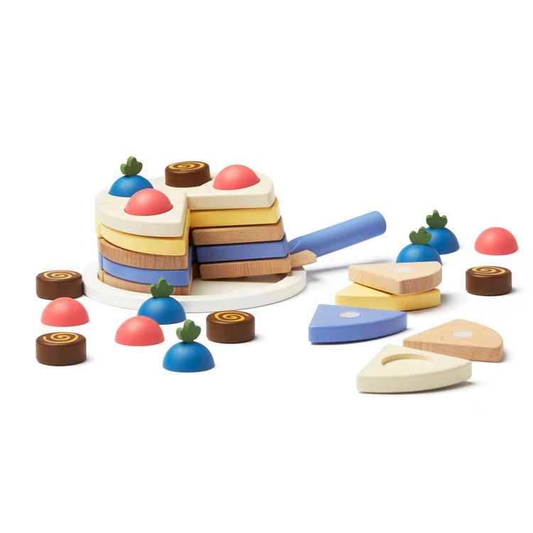 Дървена торта за сглабяне