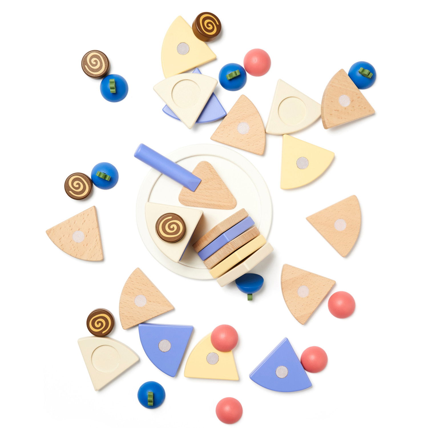 Дървена торта за сглабяне