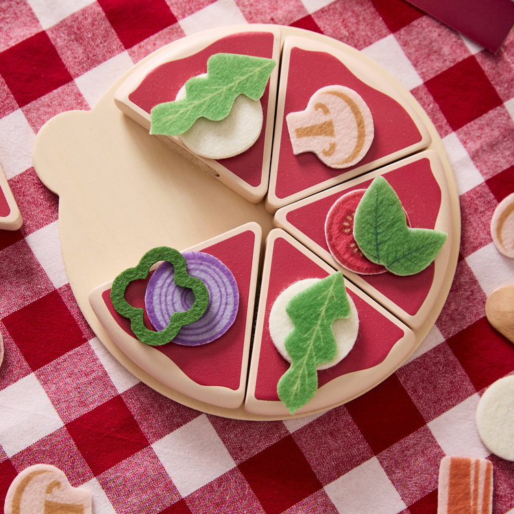 Дървен комплект Италианска пица