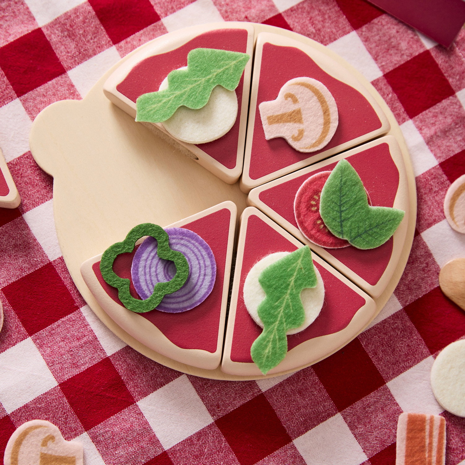 Дървен комплект Италианска пица