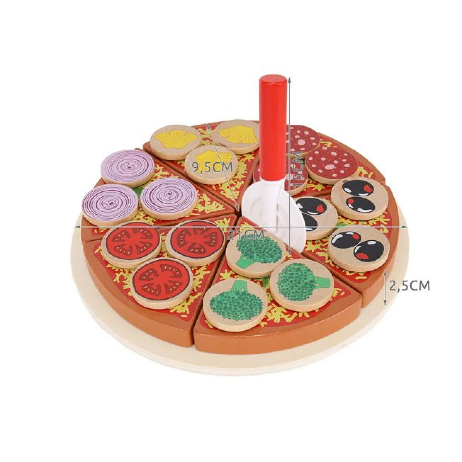 Дървена пица за рязане