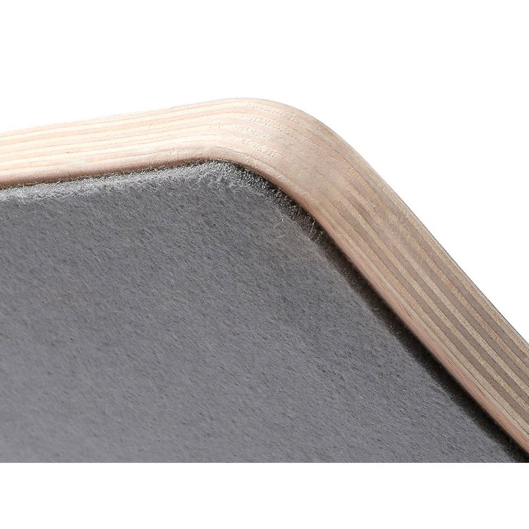 Дървена люлееща се и балансираща дъска XL с филц