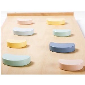 Детска двустранна дъска за катерене и пързаляне 2в1 Pastel