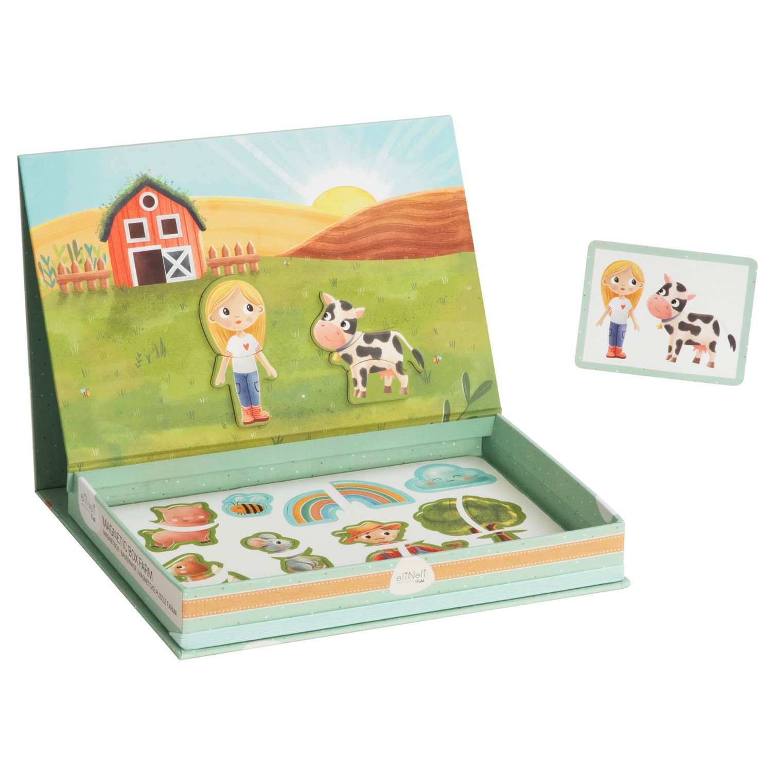 Магнитна игра 2в1 Ферма