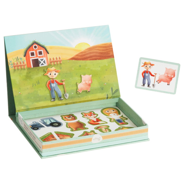 Магнитна игра 2в1 Ферма