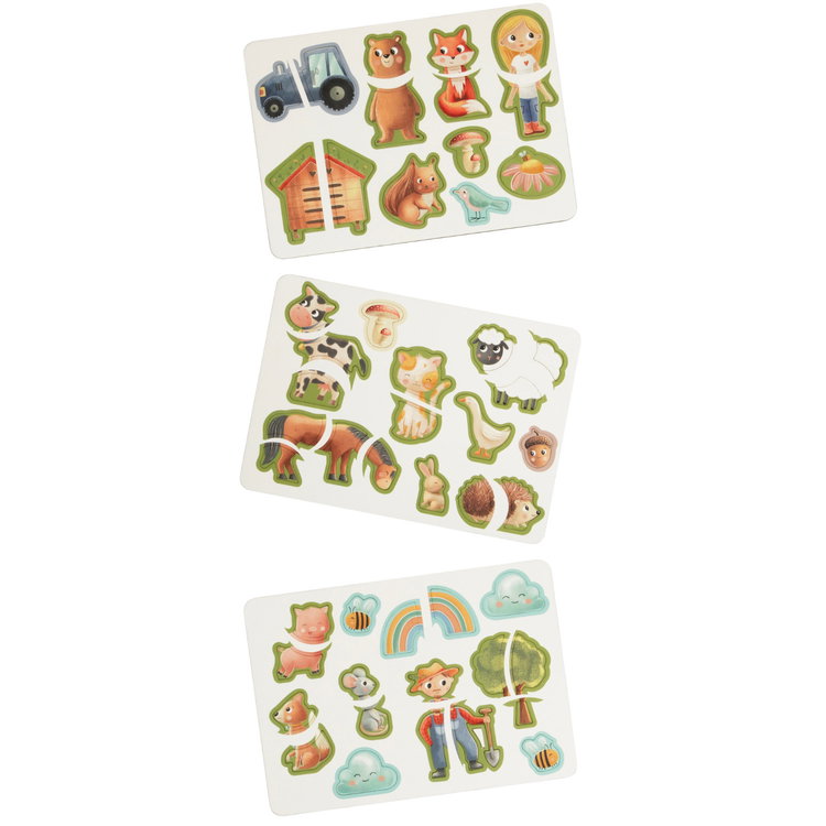 Магнитна игра 2в1 Ферма