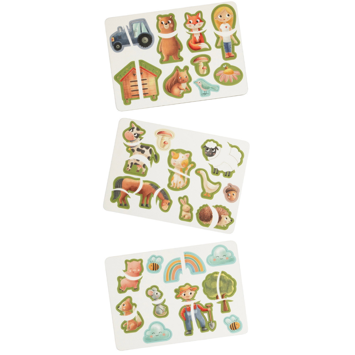 Магнитна игра 2в1 Ферма