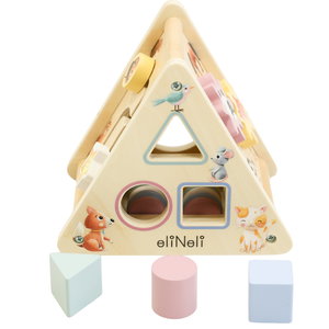 Дървен активен триъгълник Животни