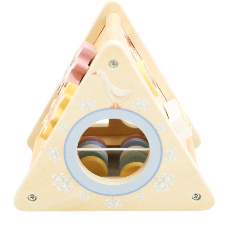 Дървен активен триъгълник Животни