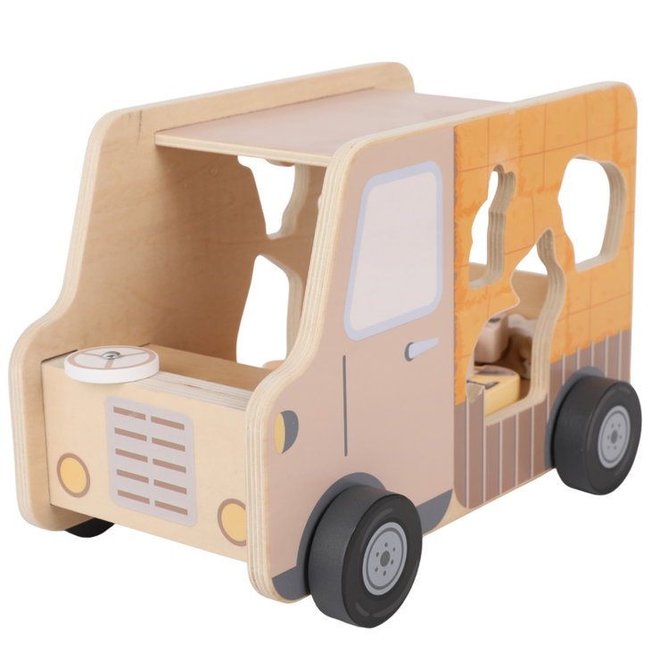 Сафари джип - сортер с животни