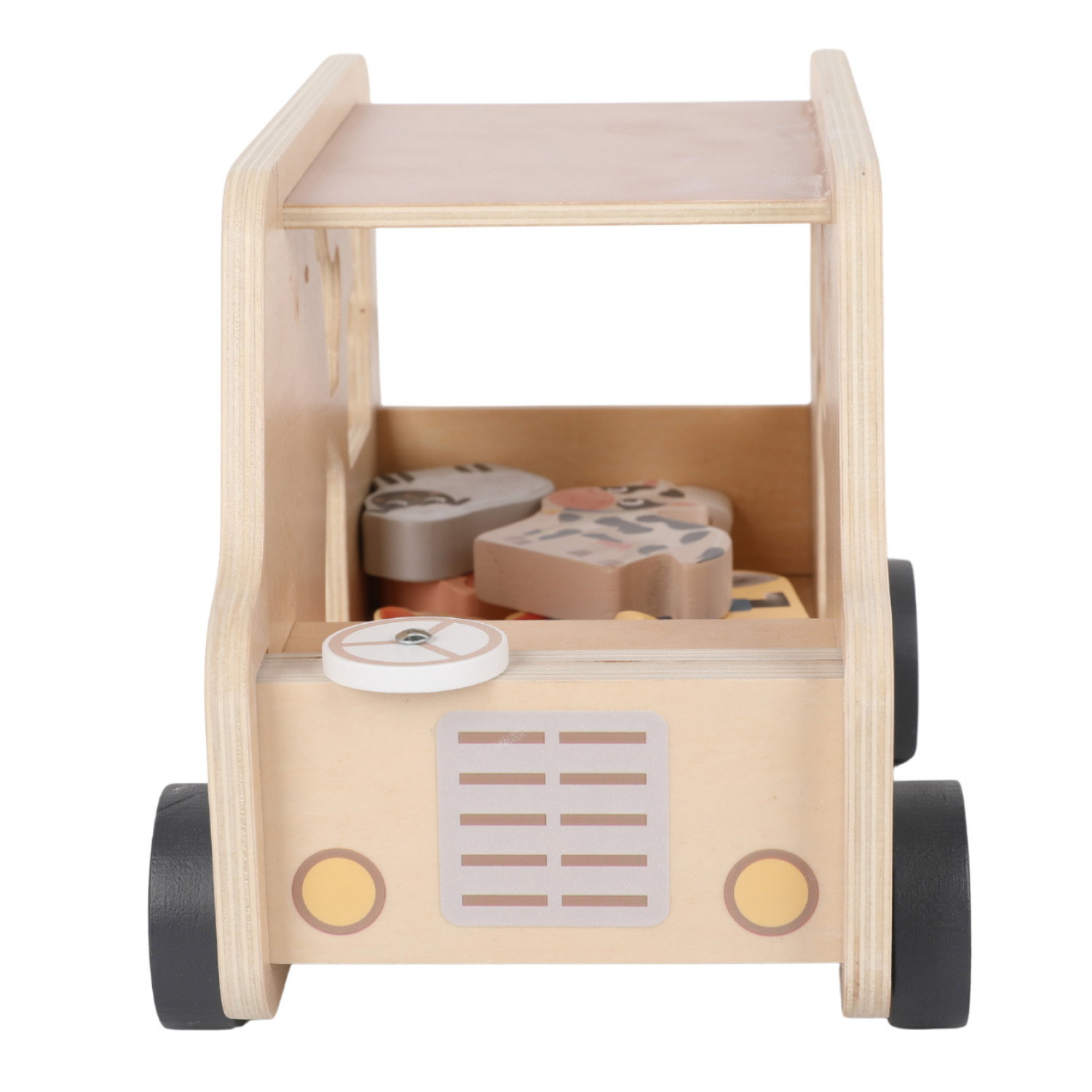 Сафари джип - сортер с животни