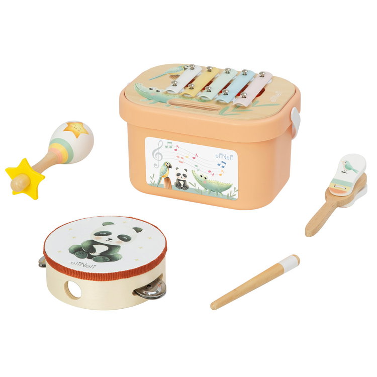 Комплект музикални инструменти в кутия