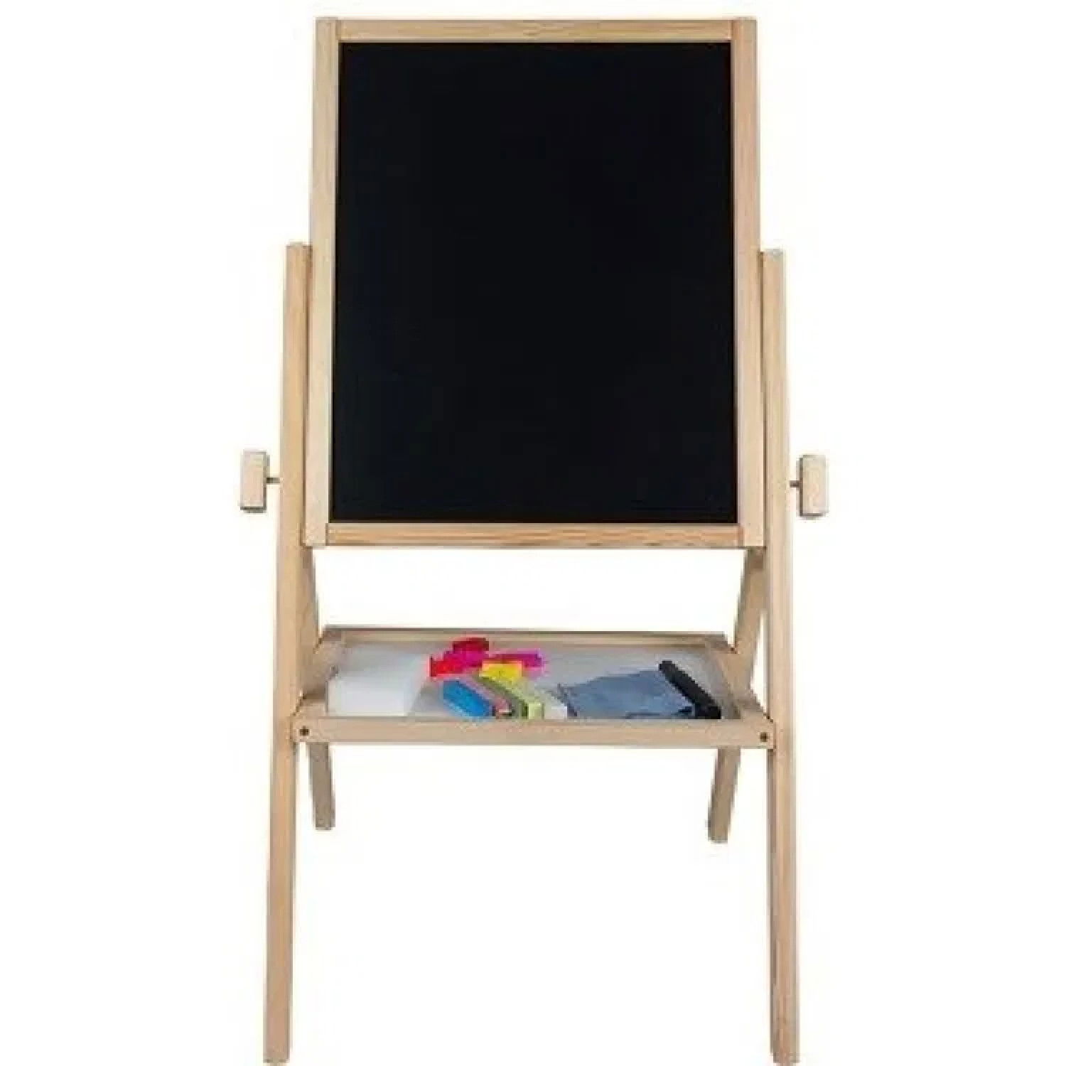 Детска магнитна въртяща дъска, двустранна, натурална