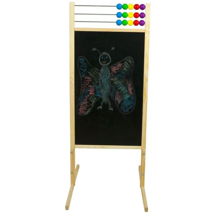 Детска магнитна дъска, двустранна, натурална