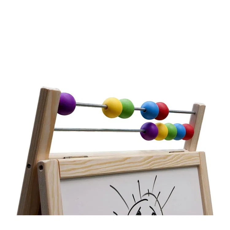 Детска магнитна дъска, двустранна, с тебешири и маркер