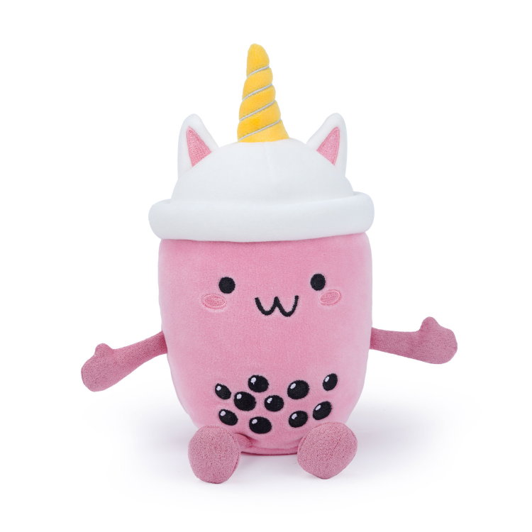 Плюшена чаша Bubble tea Еднорог