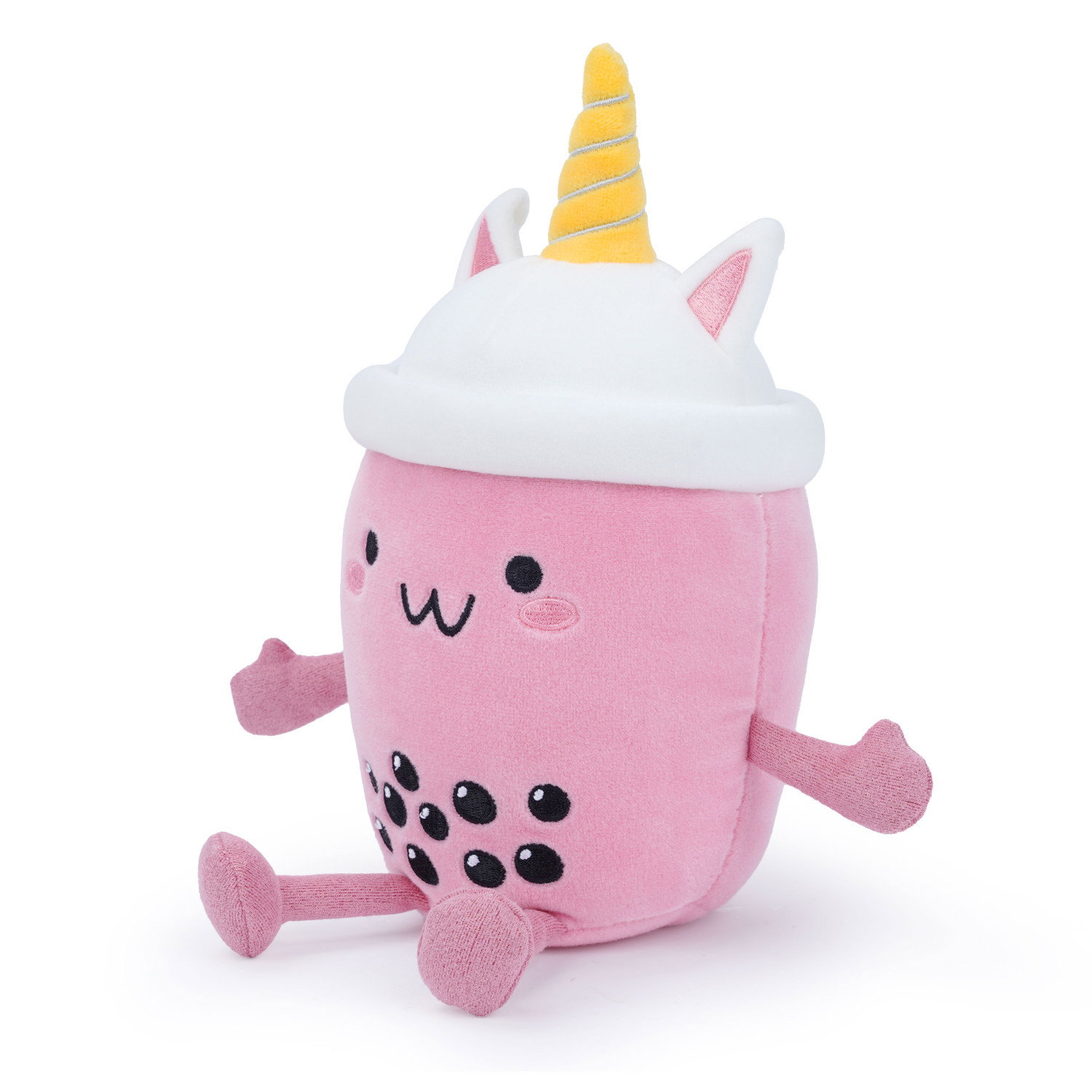 Плюшена чаша Bubble tea Еднорог