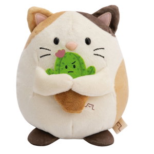 Мека играчка коте Анджи с кактус