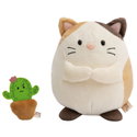 Мека играчка коте Анджи с кактус