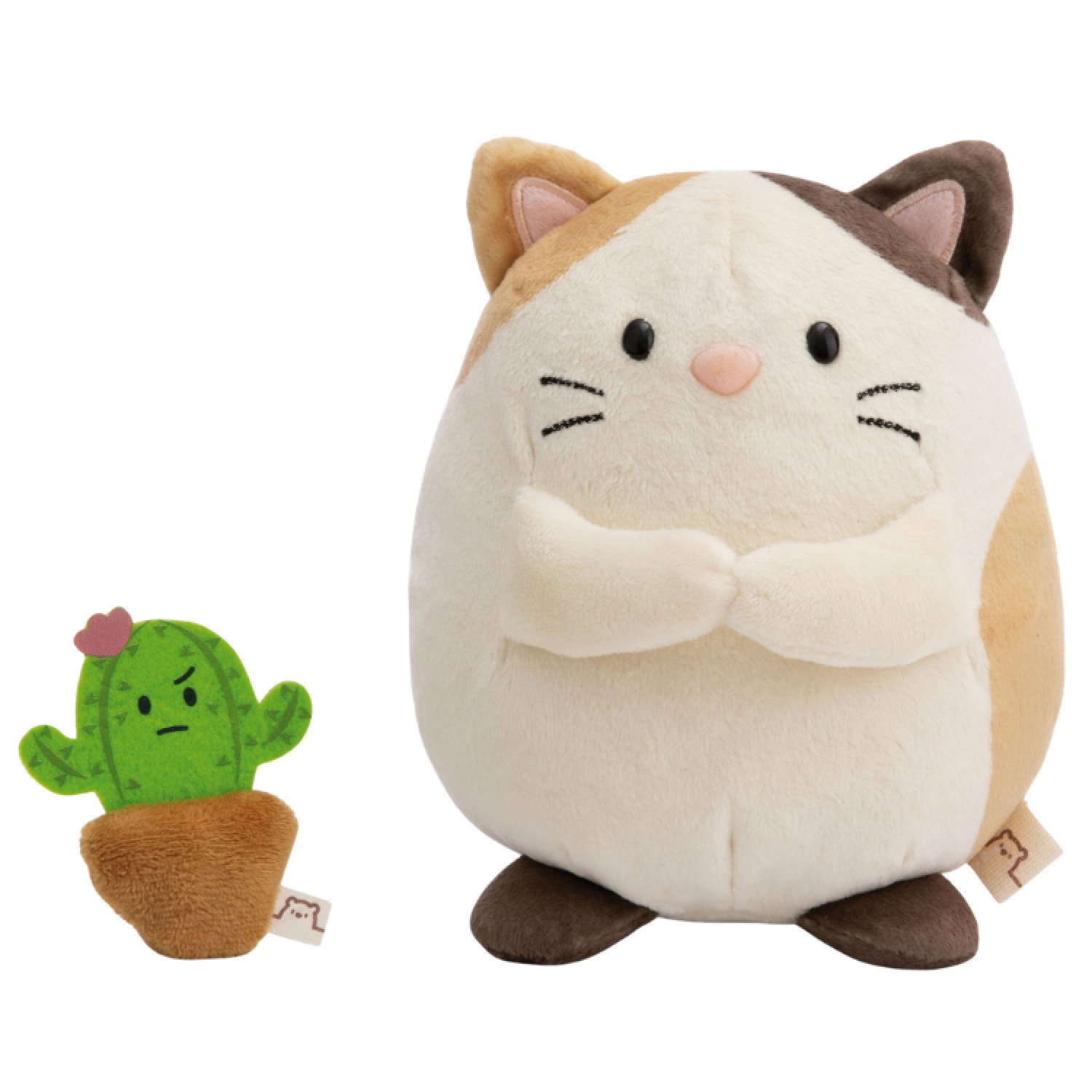 Мека играчка коте Анджи с кактус