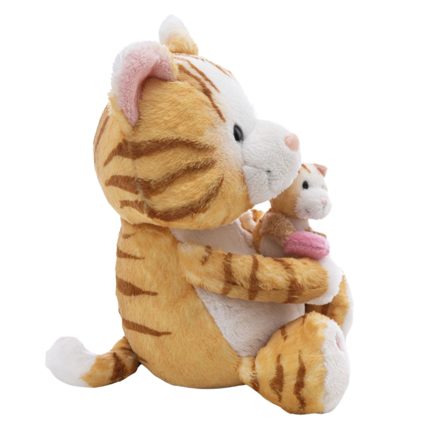 Мека играчка Мама котка с котенце NICI