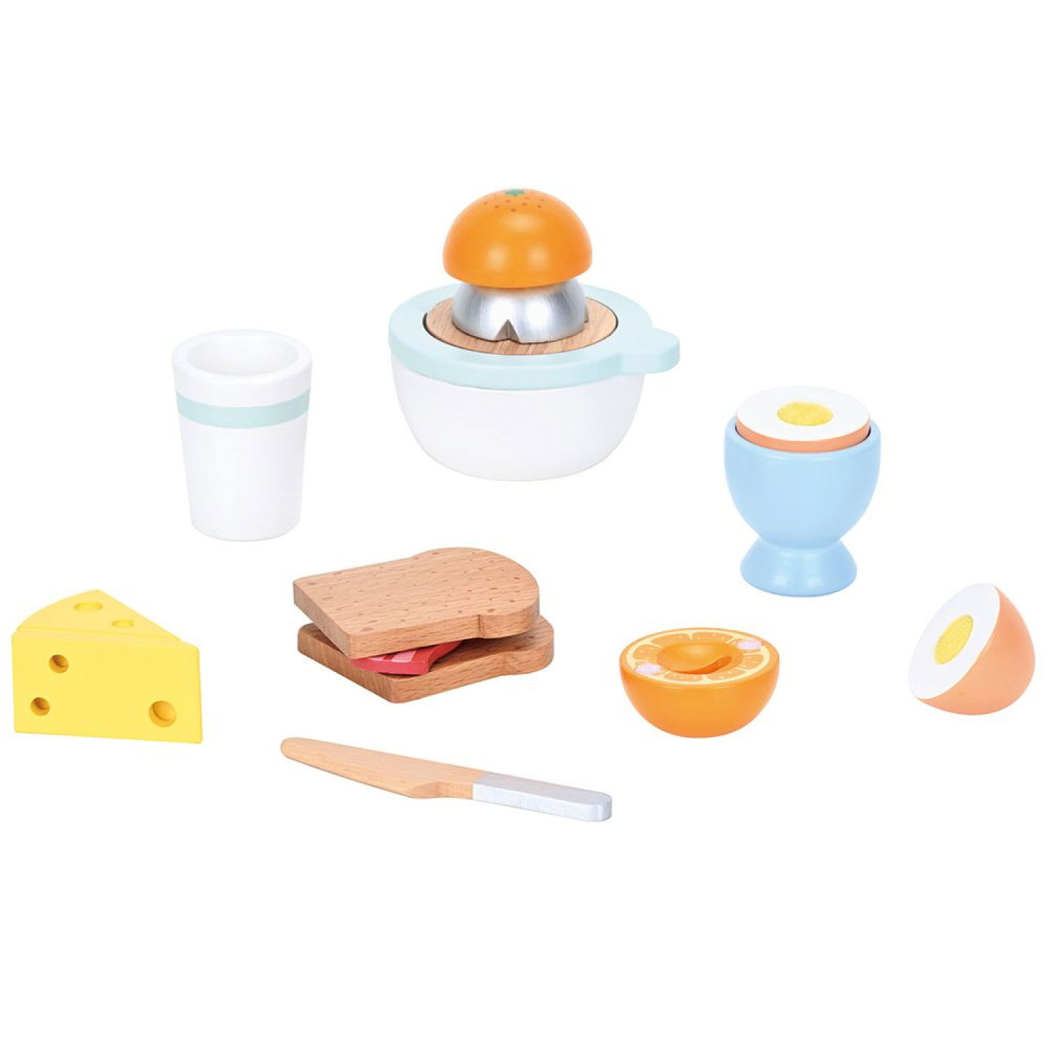 Дървен комплект за закуска