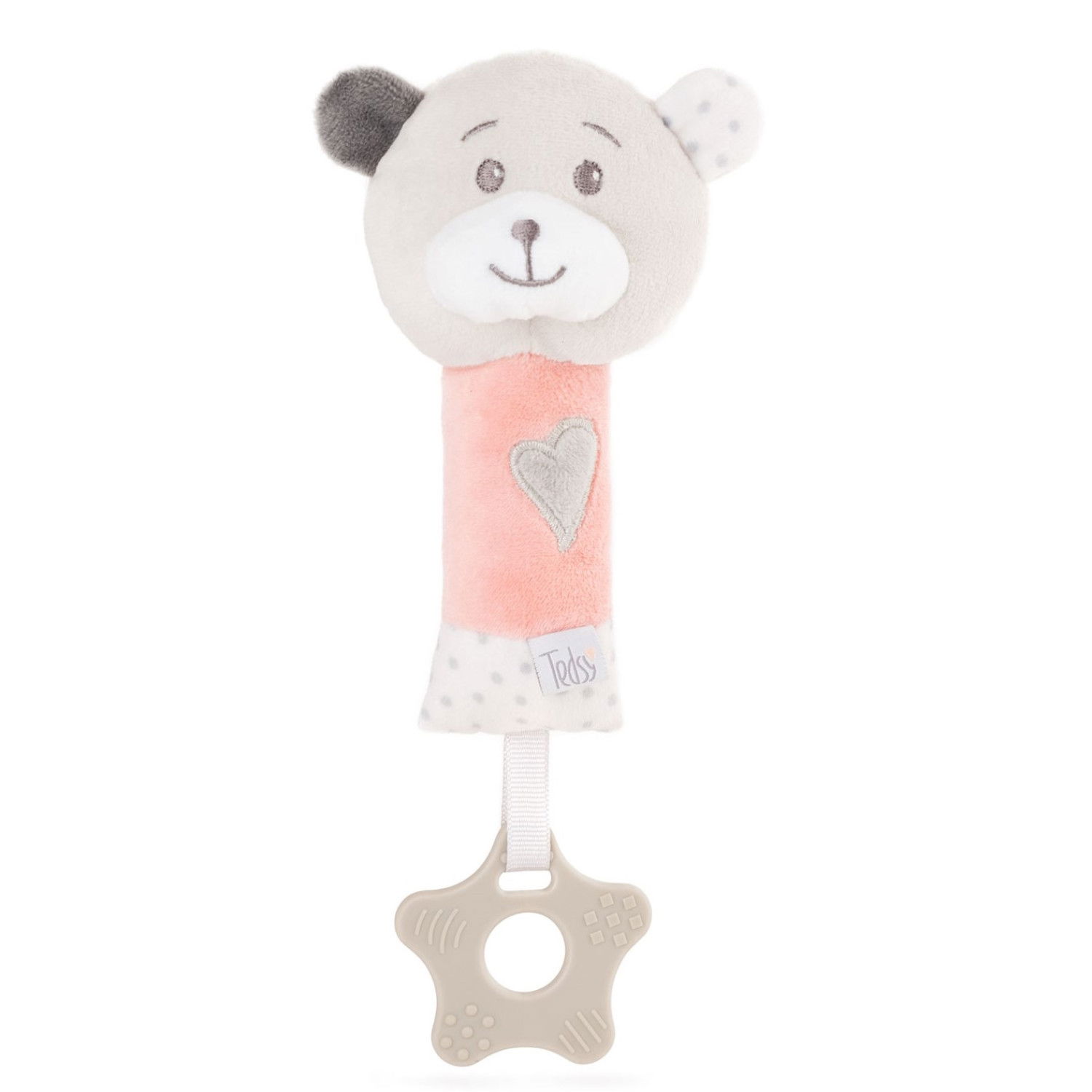 Мека бебешка играчка за гризане, мече