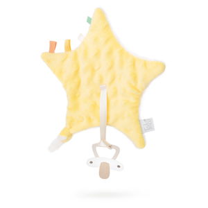 Мека играчка - клипс за залъгалка, звезда