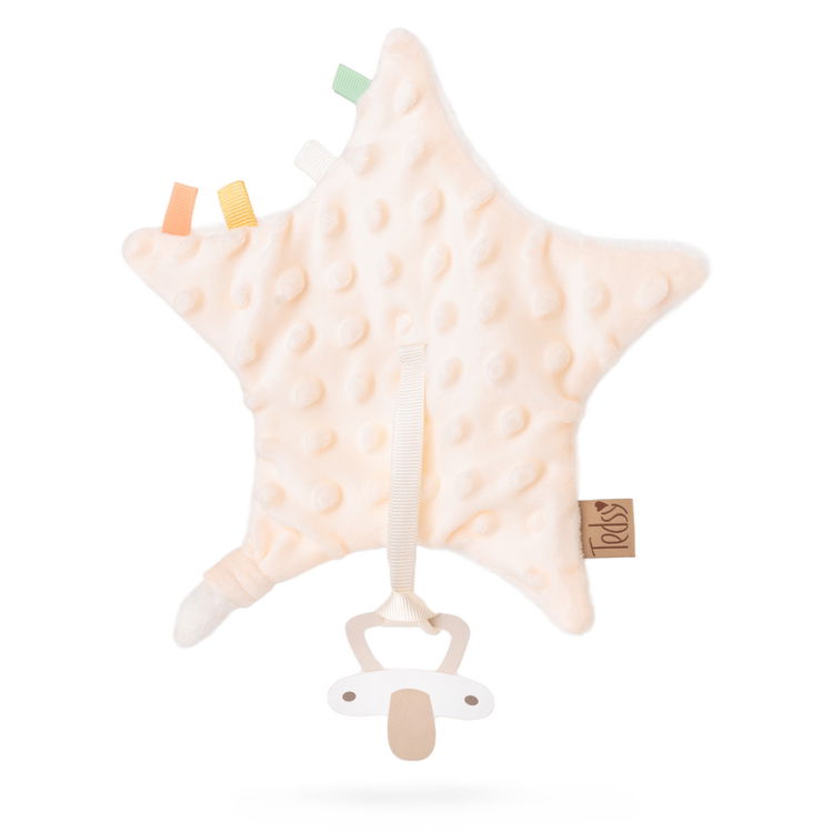 Мека играчка - клипс за залъгалка, звезда