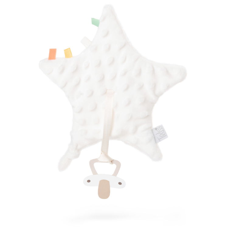 Мека играчка - клипс за залъгалка, звезда