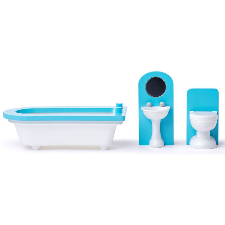 Дървена къща за кукли с асансьор Малибу