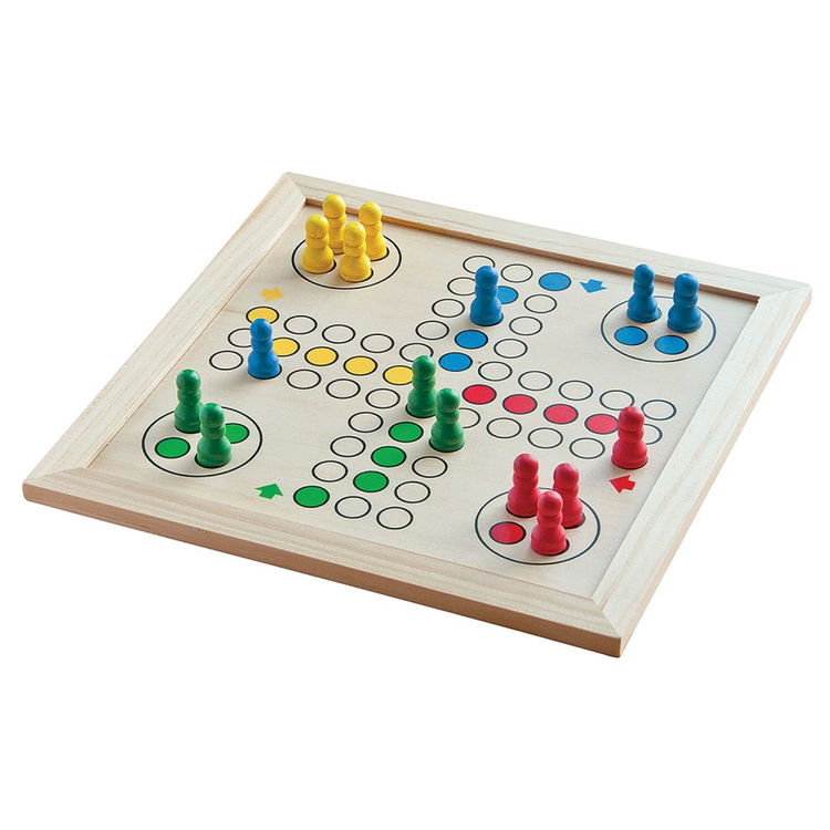 Дървен комплект класически настолни игри