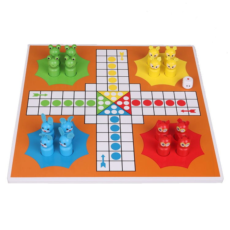 Дървена игра, Не се сърди човече, Животни