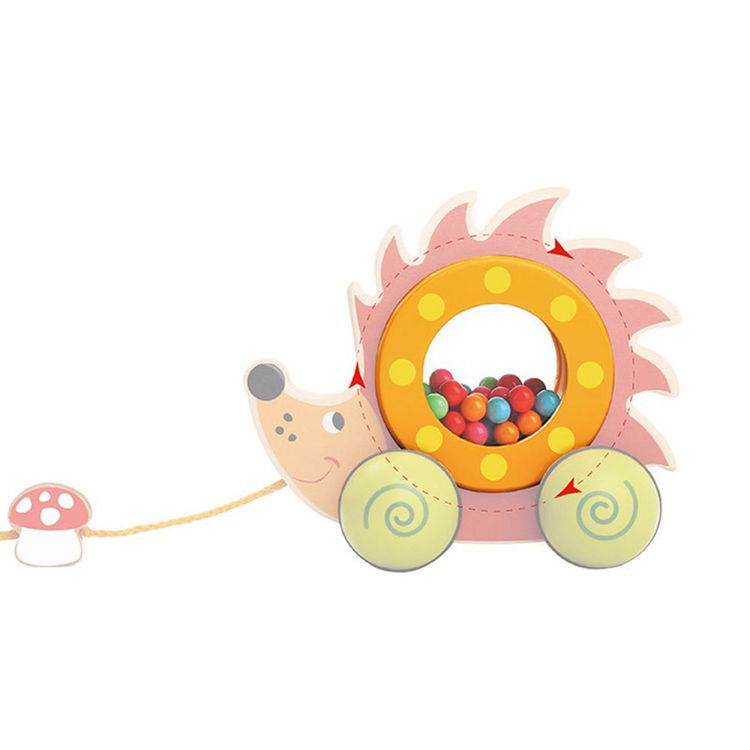 Дървена играчка за дърпане, Таралежче