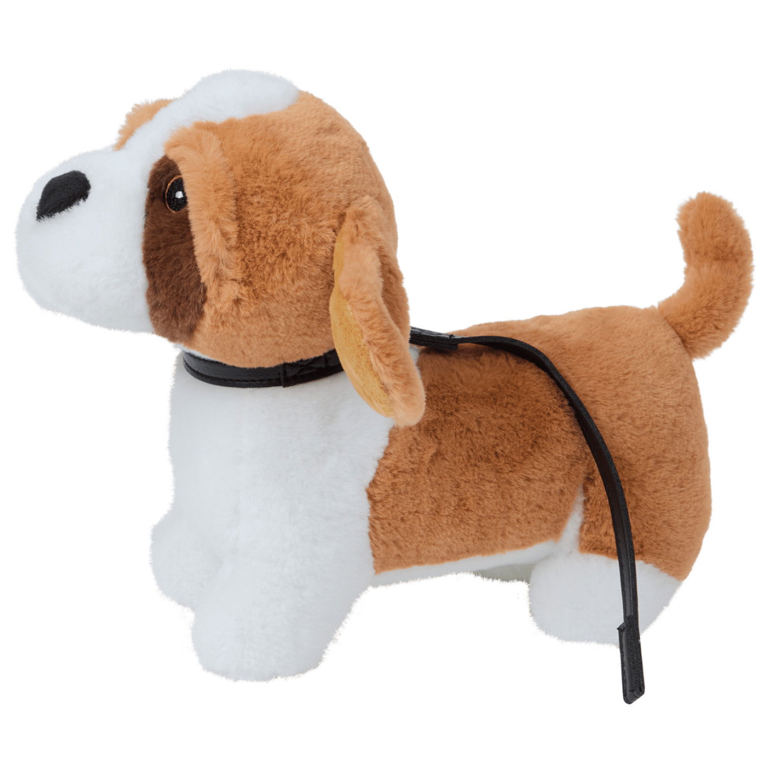 Плюшено куче с каишка