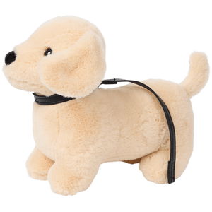 Плюшено куче с каишка