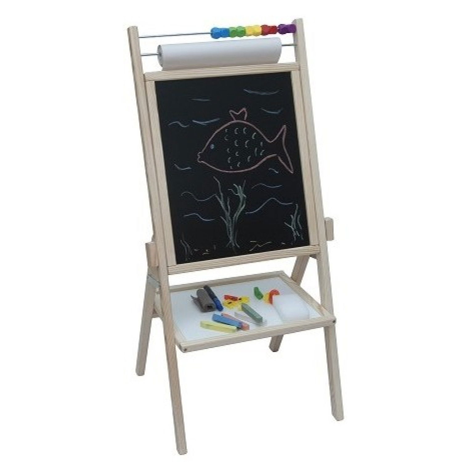 Детска магнитна въртяща дъска, двустранна