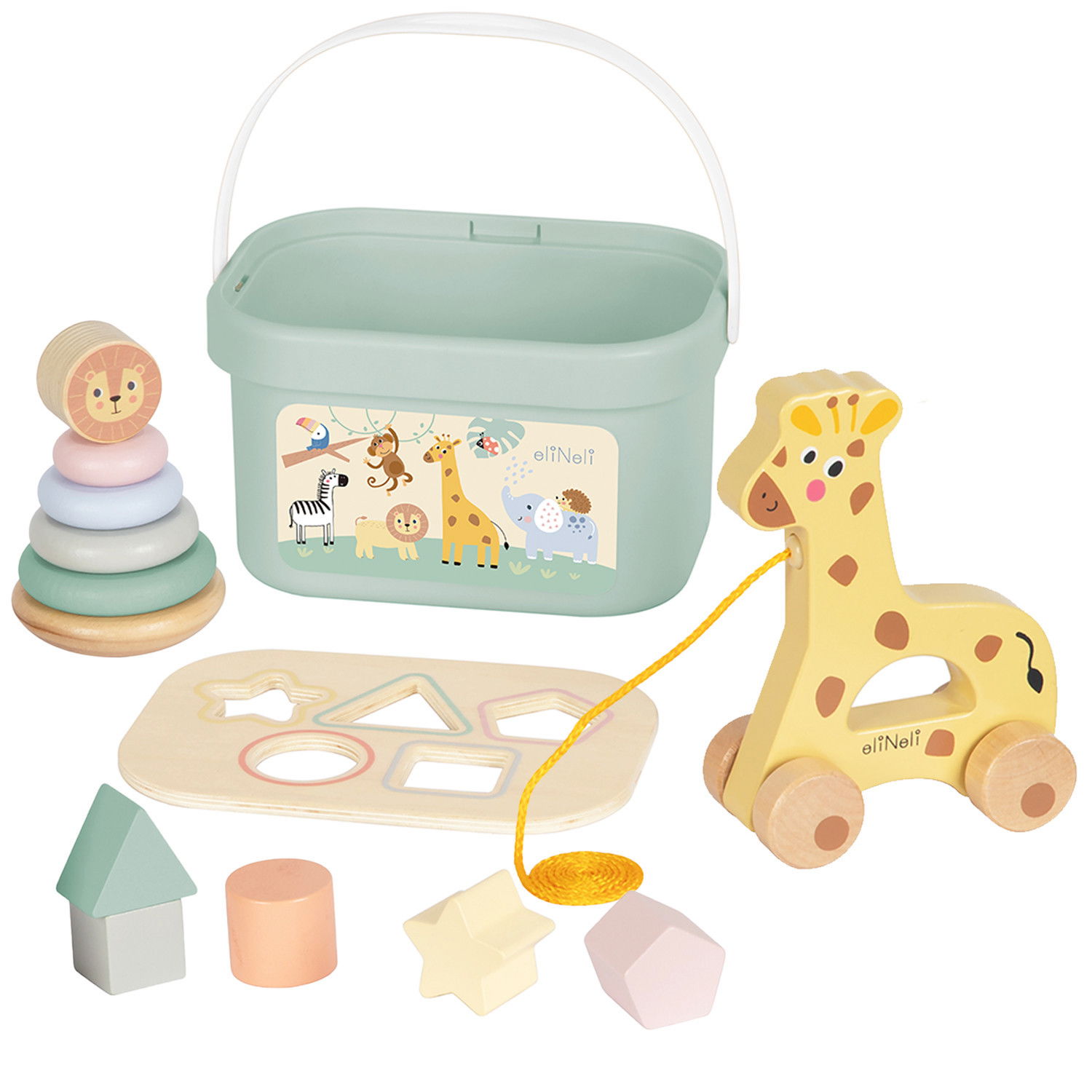 Кутия за игра ZOO 4 в 1