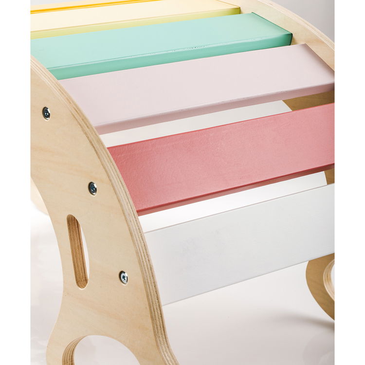 Дървена Монтесори люлка 5в1 с борд 2в1