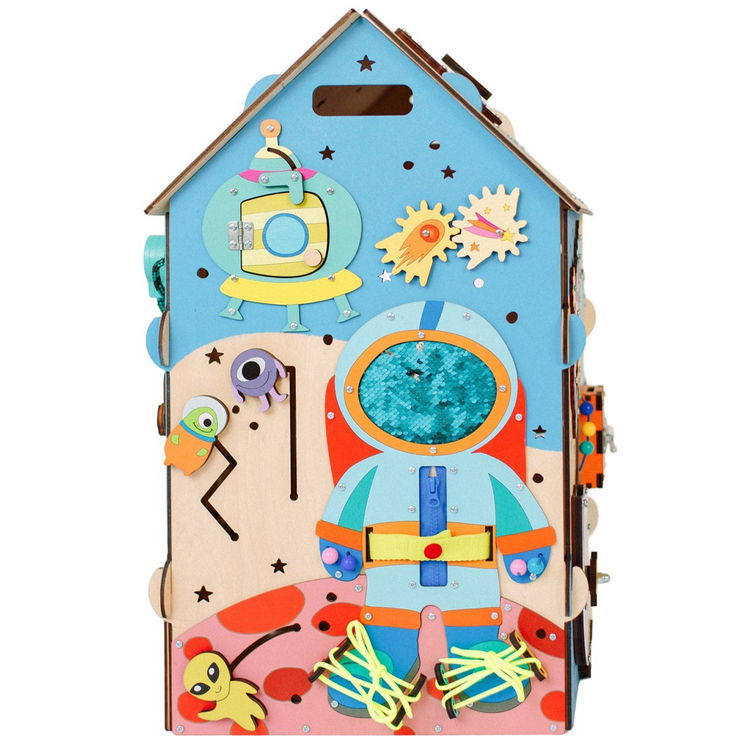 Образователна Къщичка с LED осветление Космос