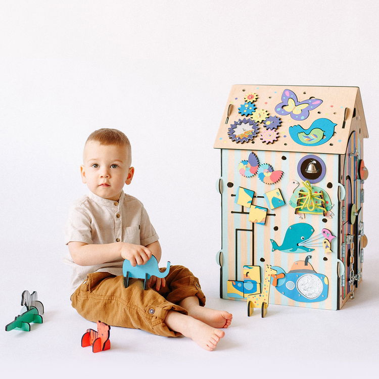 Образователна Къщичка с LED осветление ZOO